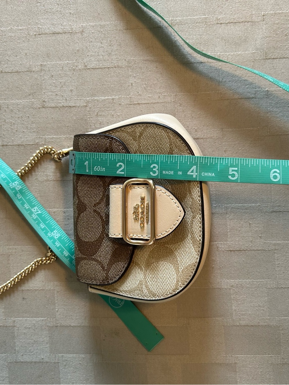 Coach Outlet Morgan Card Case in Chain - Picture 14 of 14